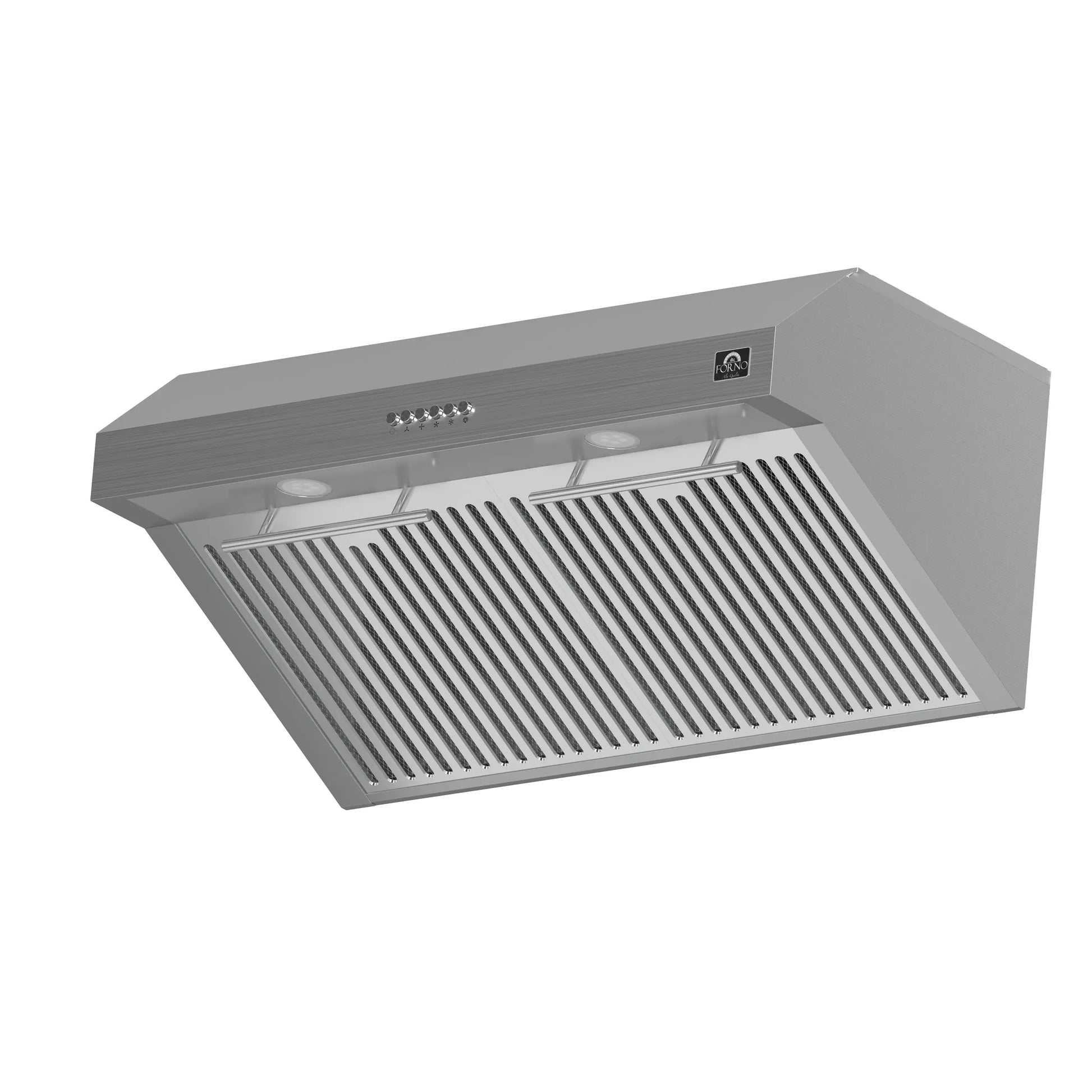 Forno Bari Espresso 30-Inch Under Cabinet Range Hood, Stainless Steel, 400 CFM, LED Lighting, Dishwasher-Safe Baffle Filters, 4-Speed Fan Control FORNO