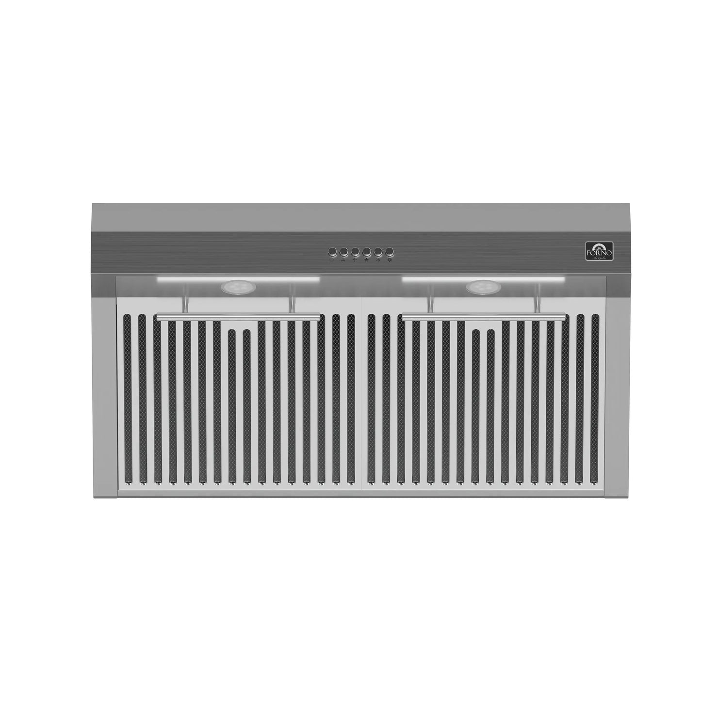 Forno Bari Espresso 30-Inch Under Cabinet Range Hood, Stainless Steel, 400 CFM, LED Lighting, Dishwasher-Safe Baffle Filters, 4-Speed Fan Control FORNO