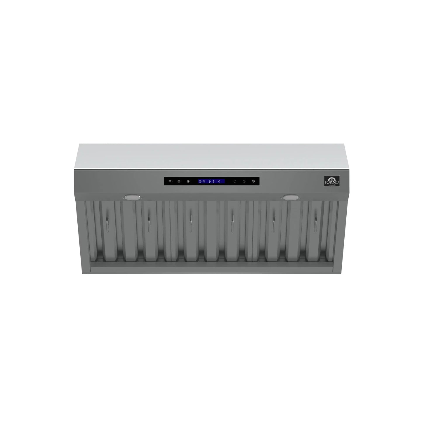Forno Palazzo 36-Inch Wall Mounted Range Hood, Stainless Steel, Heavy Duty Baffle Filters, Remote Control FORNO