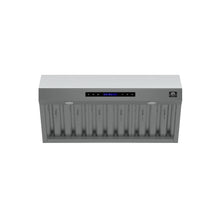 Forno Palazzo 36-Inch Wall Mounted Range Hood, Stainless Steel, Heavy Duty Baffle Filters, Remote Control FORNO