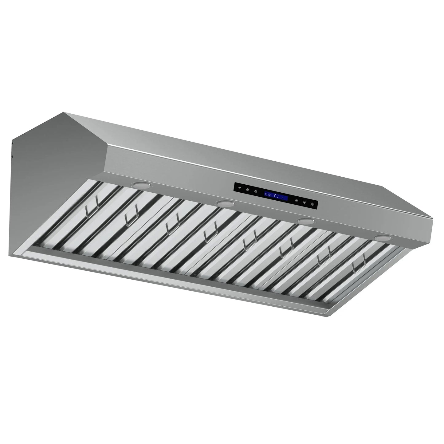 Forno Palazzo 48-Inch Wall Mounted Range Hood, Stainless Steel, Heavy Duty Baffle Filters, Remote Control FORNO