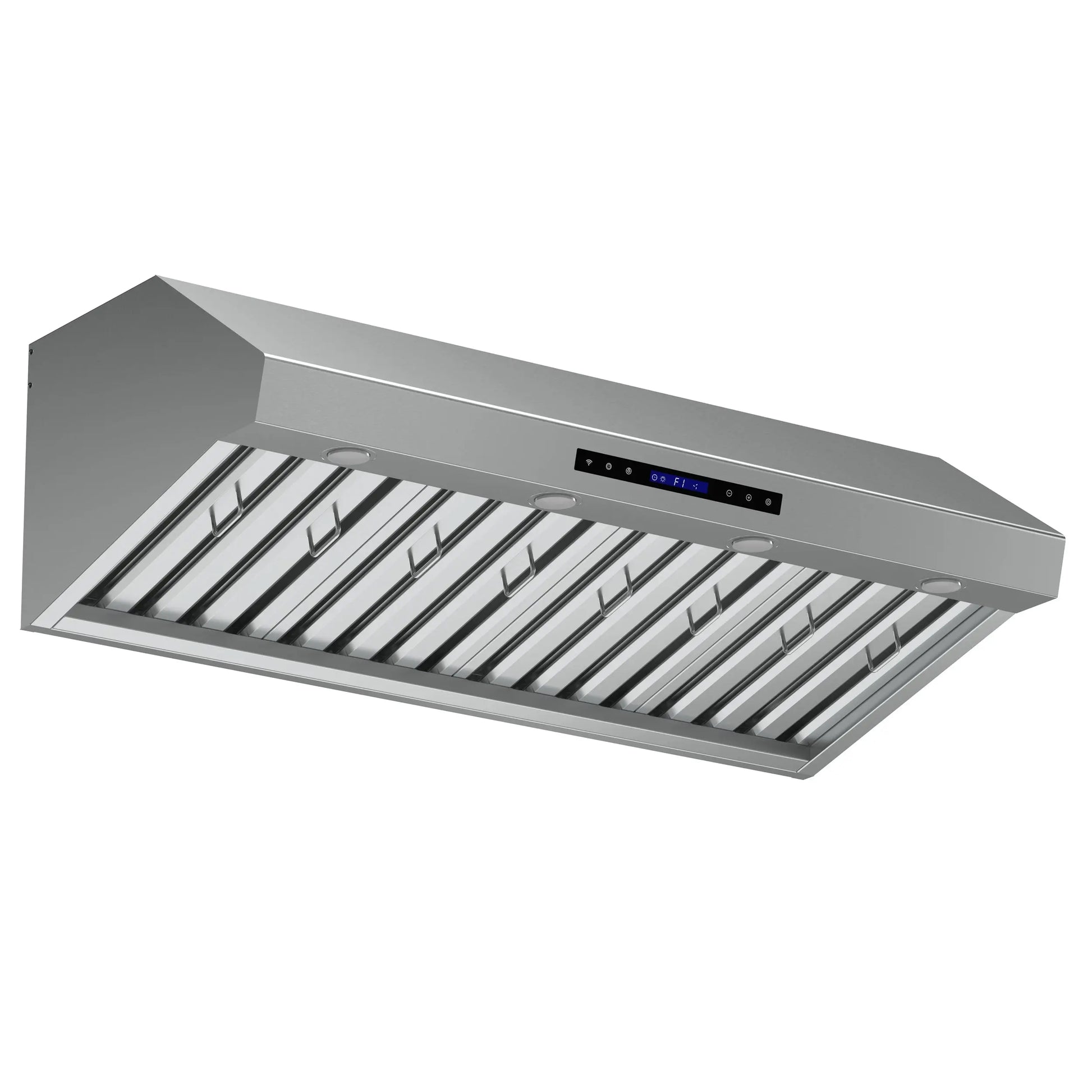 Forno Palazzo 48-Inch Wall Mounted Range Hood, Stainless Steel, Heavy Duty Baffle Filters, Remote Control FORNO