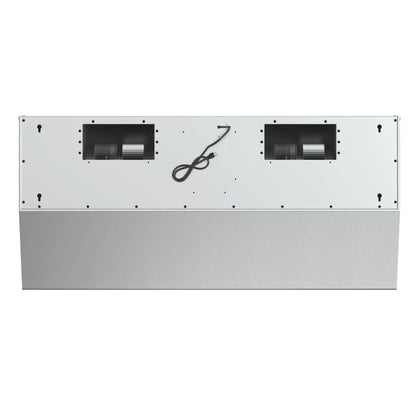 Forno Palazzo 48-Inch Wall Mounted Range Hood, Stainless Steel, Heavy Duty Baffle Filters, Remote Control FORNO