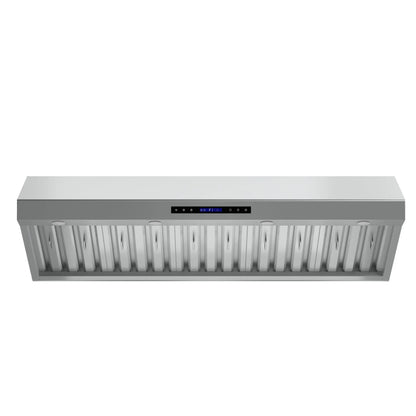 Forno Palazzo 60-Inch Wall Mounted Range Hood, Stainless Steel, Heavy Duty Baffle Filters, Remote Control FORNO