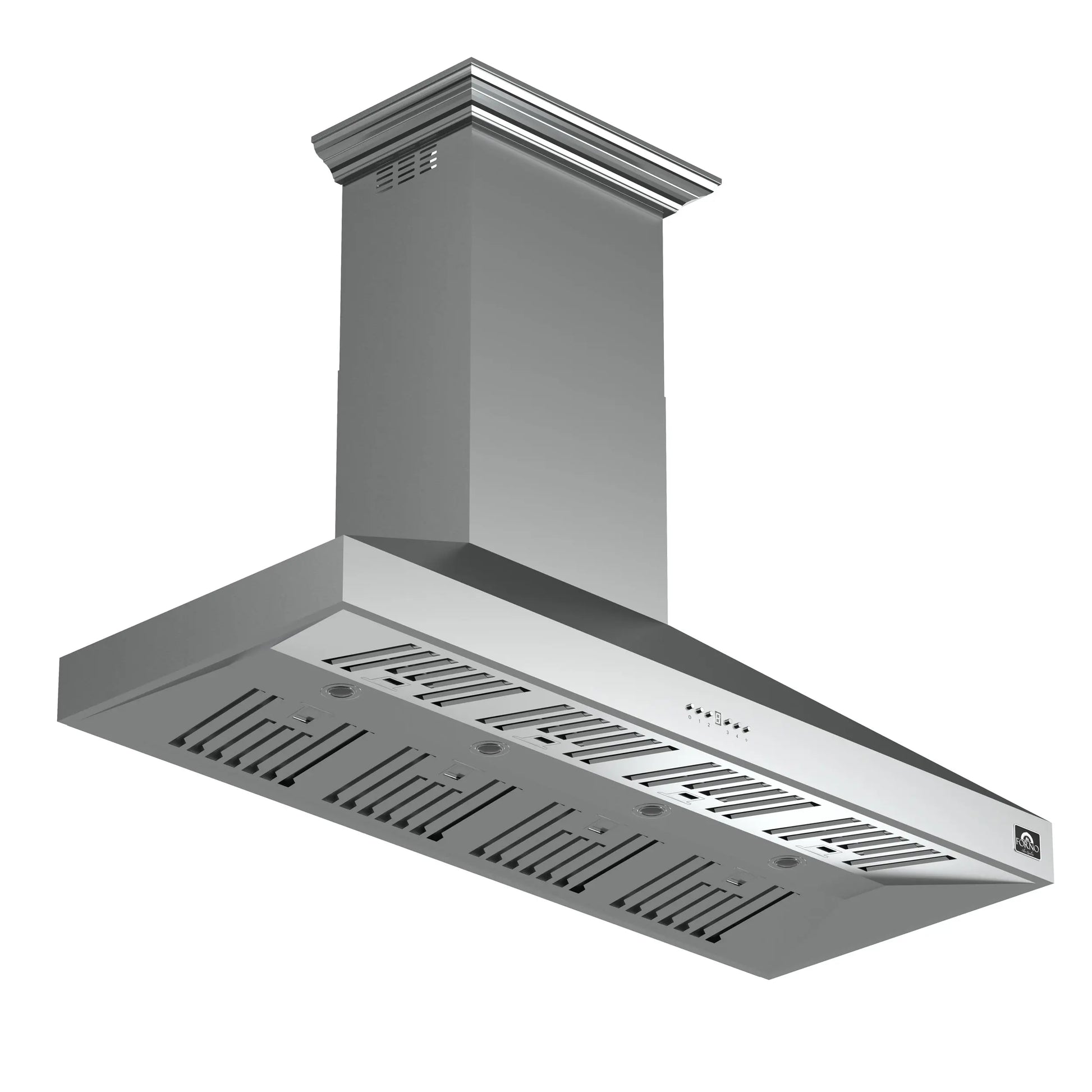 Forno Orvieto 60-Inch Wall Mount Range Hood, LED Lighting, Heavy Duty, Stainless Steel FORNO