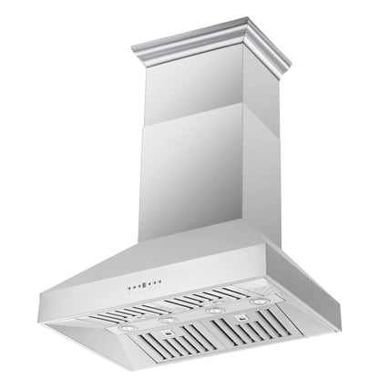 Forno Orvieto 36-Inch Wall Mount Range Hood, LED Lighting, Heavy Duty, Stainless Steel FORNO
