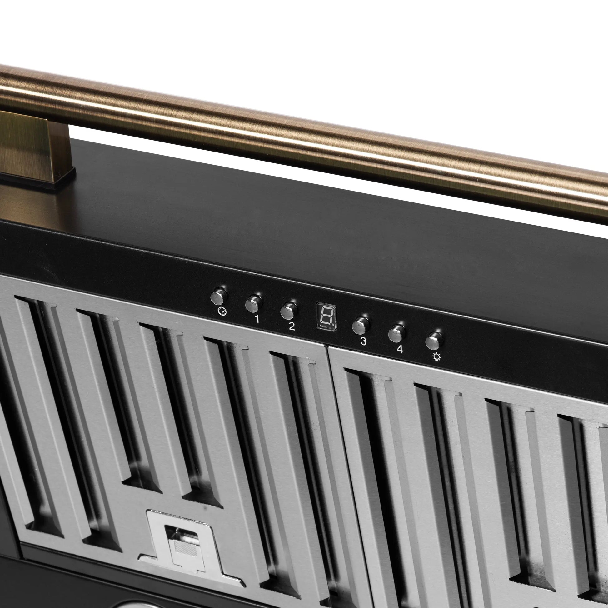 Forno Aria 30 Inch Wall-Mounted Range Hood in Black FORNO