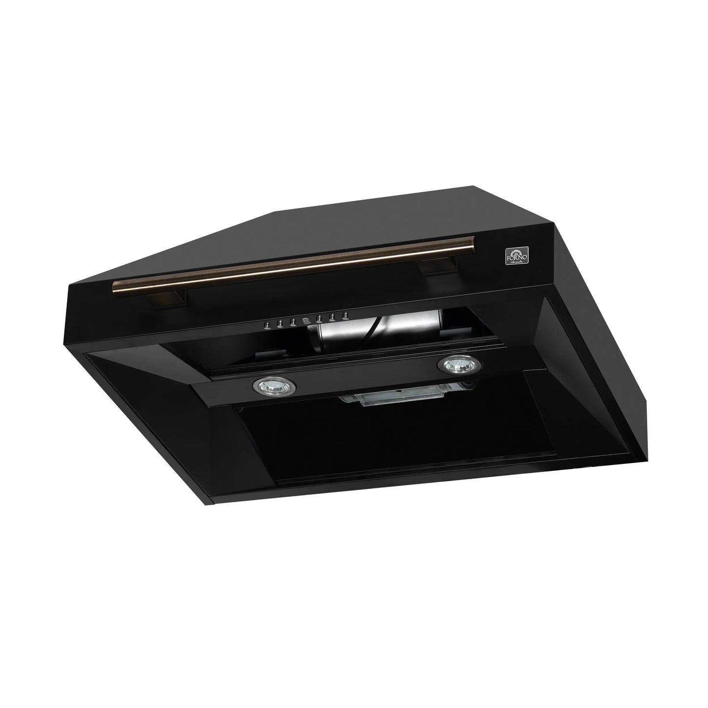 Forno Aria 30 Inch Wall-Mounted Range Hood in Black FORNO