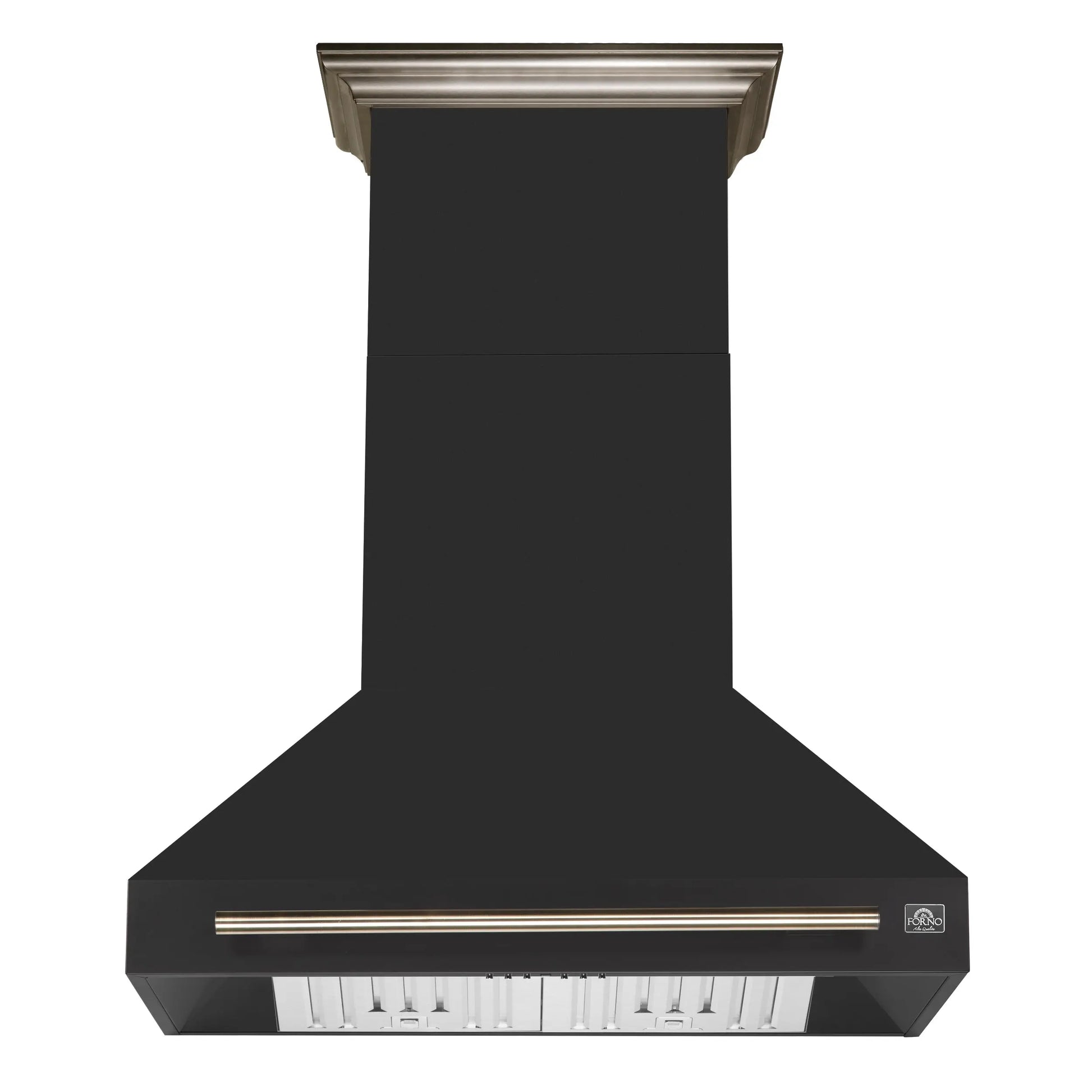 Forno Aria 36 Inch Wall-Mounted Range Hood in Black FORNO