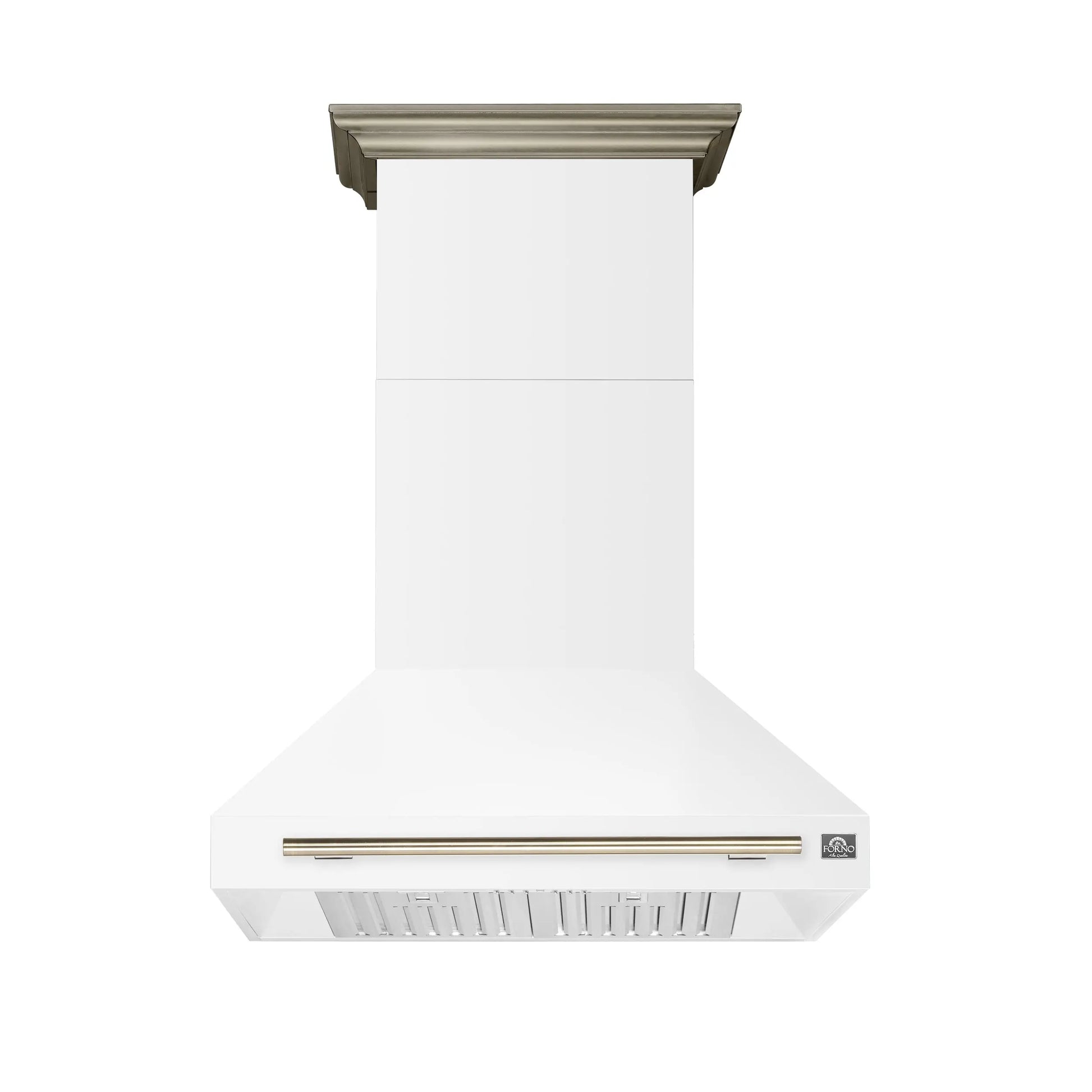 Forno Aria 36 Inch Wall-Mounted Range Hood in White FORNO