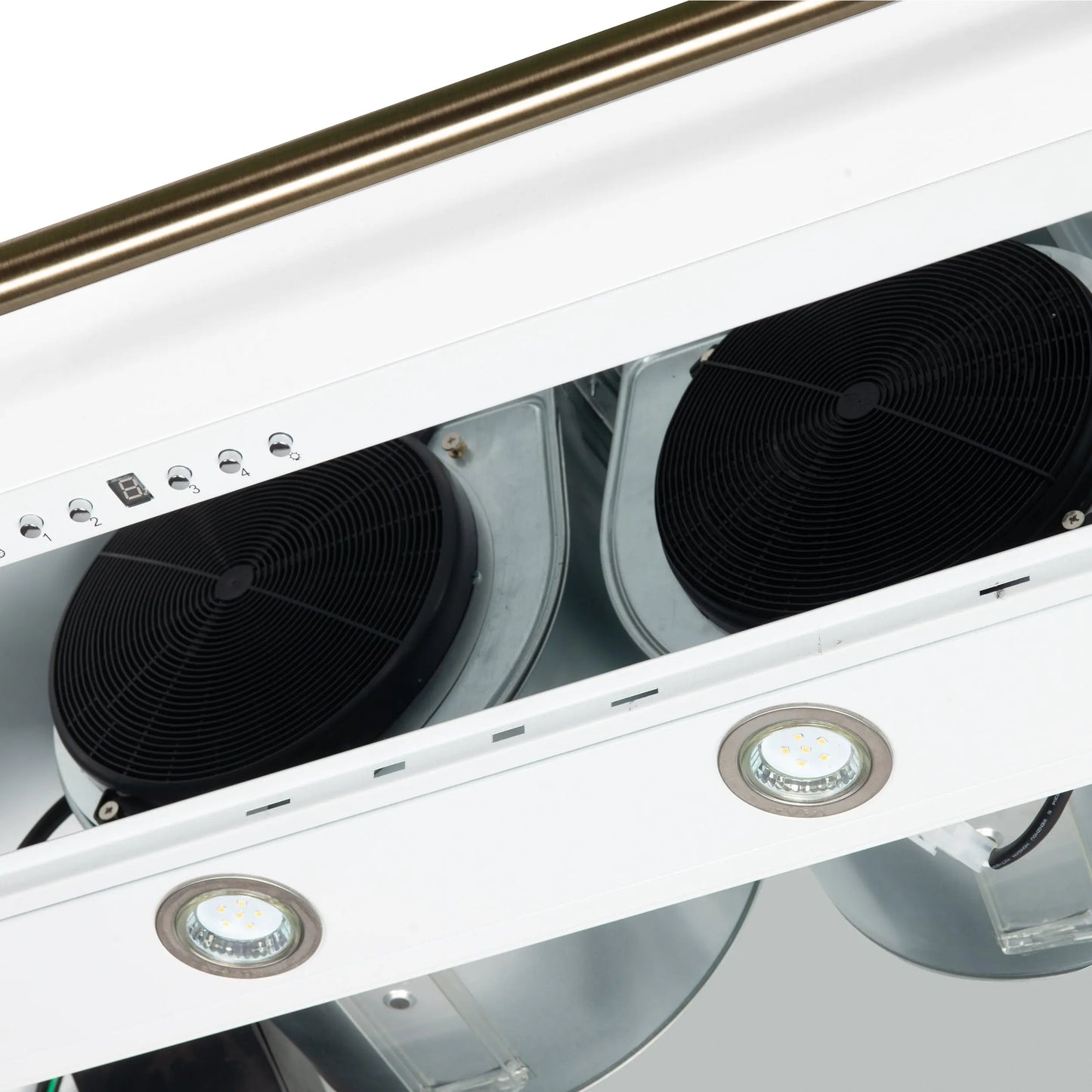Forno Aria 48 Inch Wall-Mounted Range Hood in White FORNO