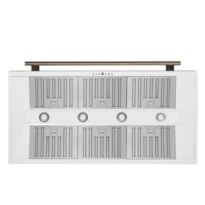 Forno Aria 48 Inch Wall-Mounted Range Hood in White FORNO