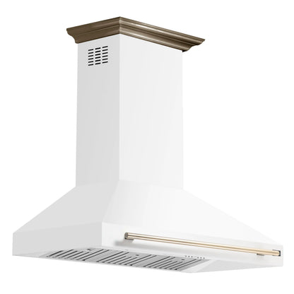 Forno Aria 48 Inch Wall-Mounted Range Hood in White FORNO