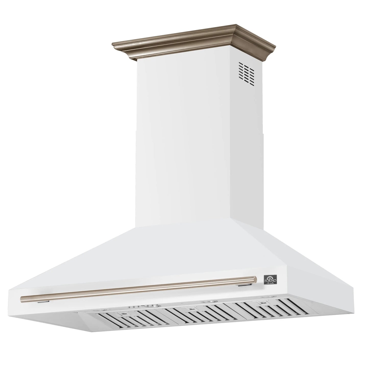 Forno Aria 48 Inch Wall-Mounted Range Hood in White FORNO