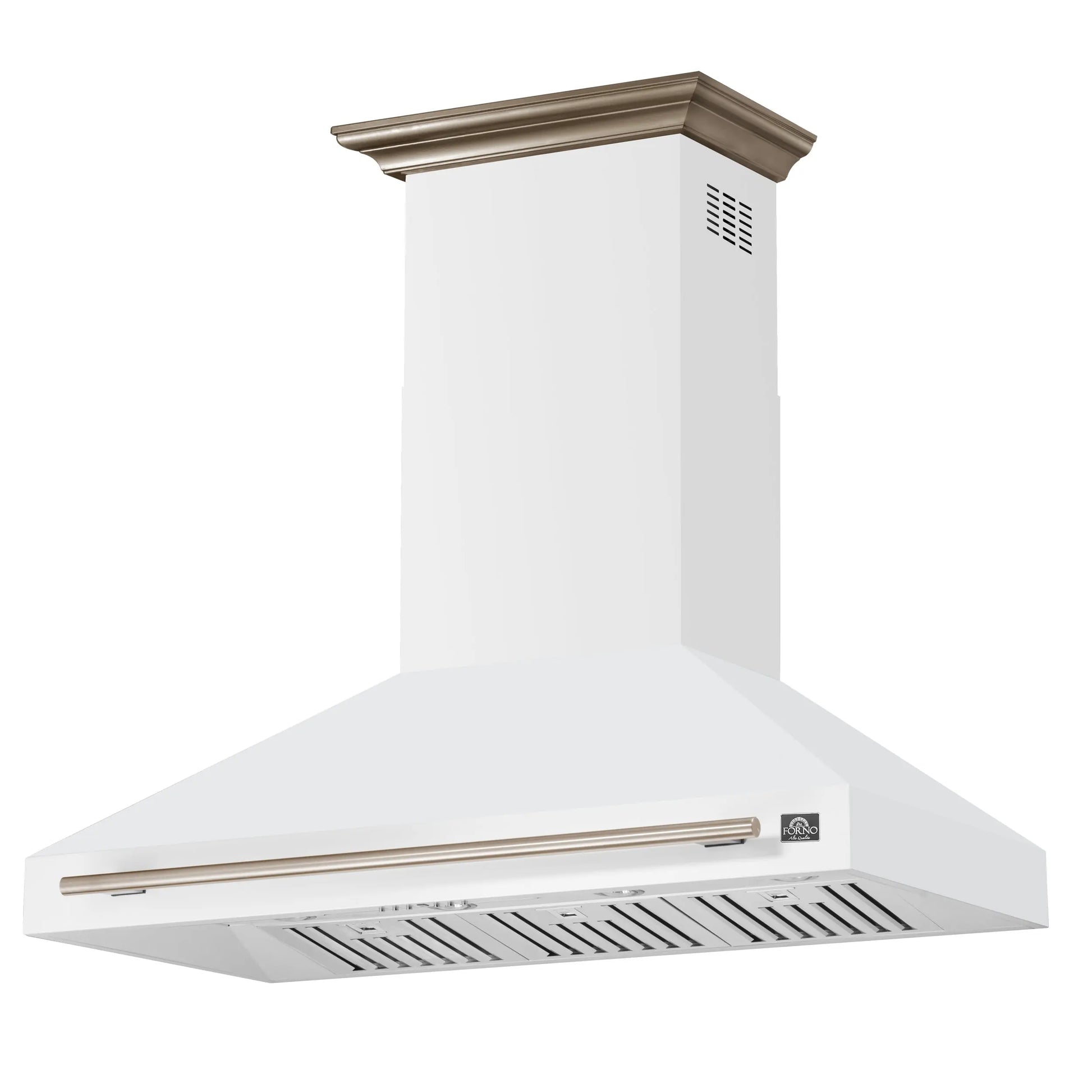 Forno Aria 48 Inch Wall-Mounted Range Hood in White FORNO