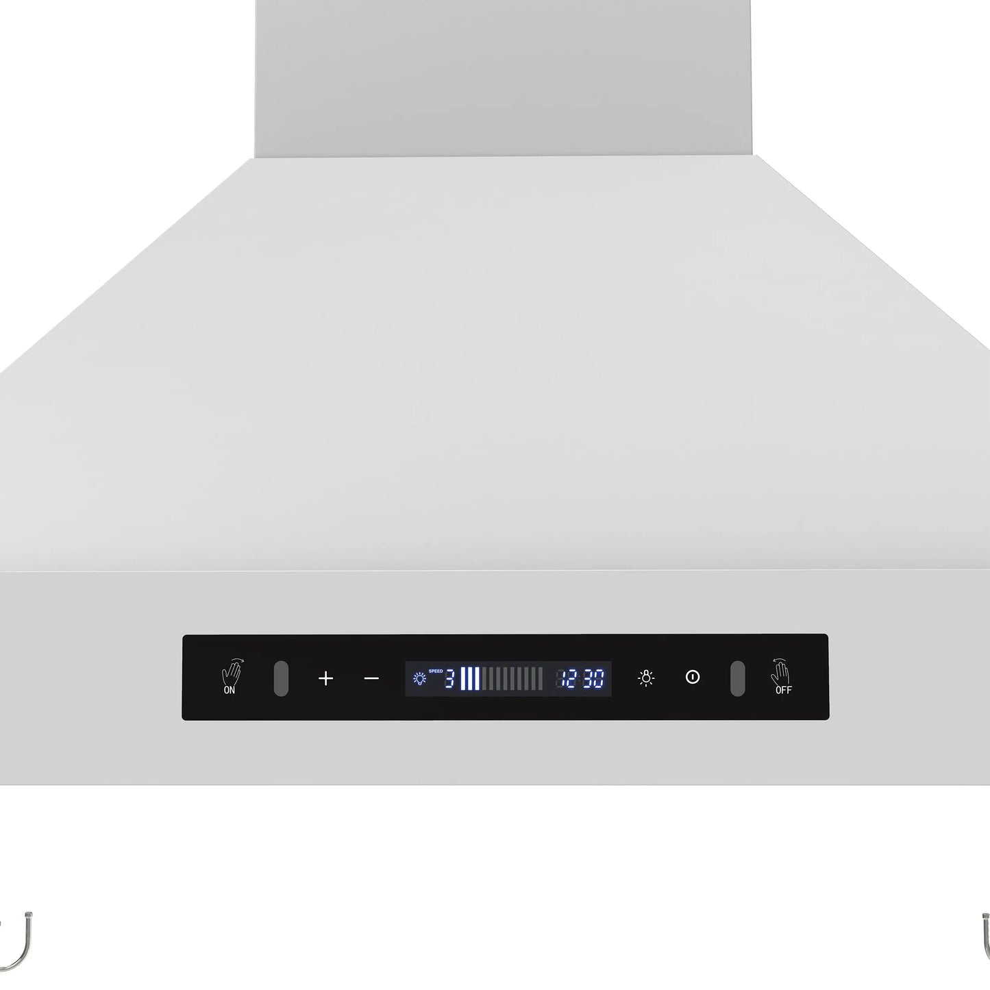 Forno Venezia 30 Inch Wall-Mounted Range Hood in White with Touch Controls and Baffle Filters FORNO