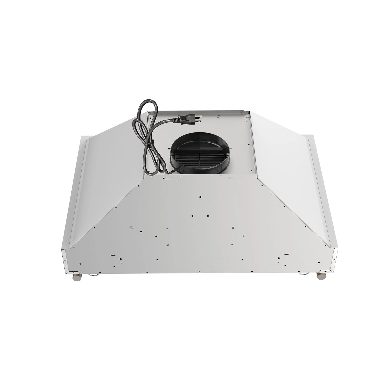 Forno Venezia 30 Inch Wall-Mounted Range Hood in White with Touch Controls and Baffle Filters FORNO