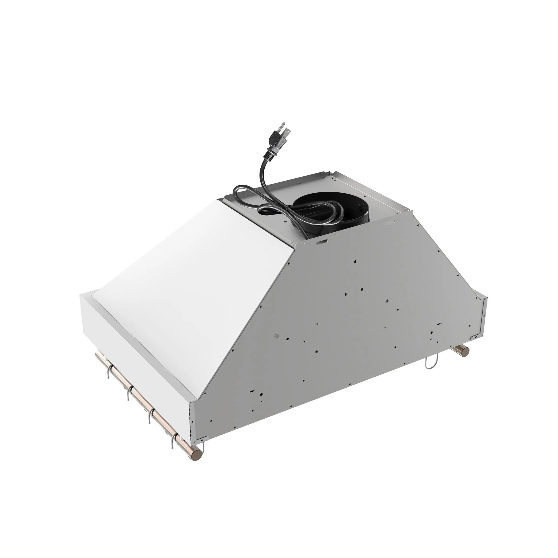Forno Venezia 30 Inch Wall-Mounted Range Hood in White with Touch Controls and Baffle Filters FORNO