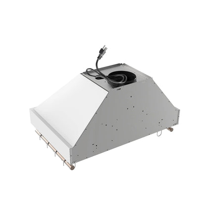 Forno Venezia 30 Inch Wall-Mounted Range Hood in White with Touch Controls and Baffle Filters FORNO