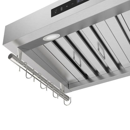 Forno Venezia 30 Inch Wall-Mounted Range Hood with Touch Controls and Baffle Filters FORNO