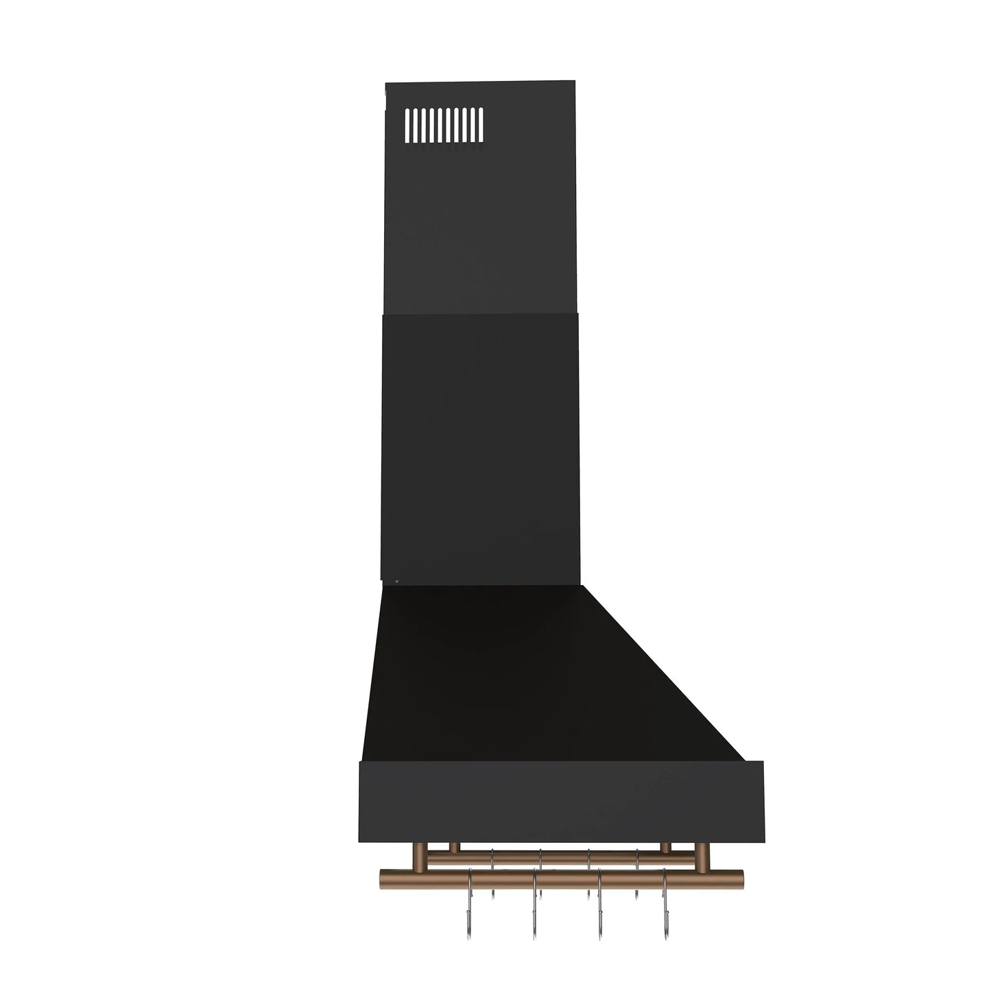 Forno Venezia 36 Inch Wall-Mounted Range Hood in Black with Touch Controls and Baffle Filters FORNO