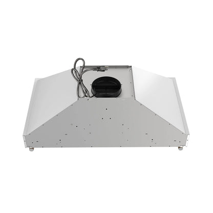 Forno Venezia 36 Inch Wall-Mounted Range Hood in White with Touch Controls and Baffle Filters FORNO