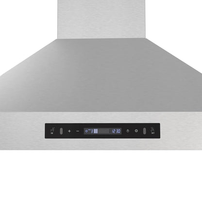 Forno Venezia 36 Inch Wall-Mounted Range Hood with Touch Controls and Baffle Filters FORNO