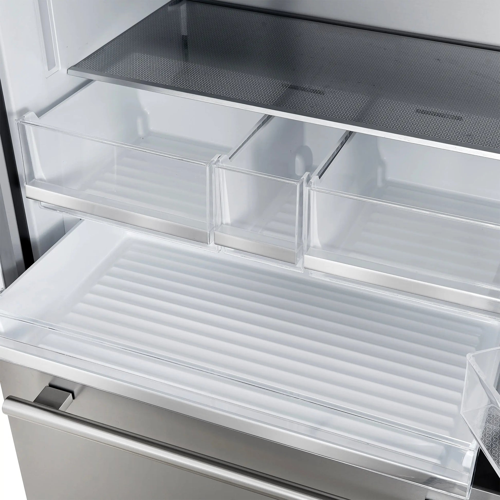 Forno Aosta 36-Inch French Door Refrigerator, Stainless Steel, 22.4 cu.ft, External Water Dispenser, Automatic Ice Maker, ENERGY STAR Certified FORNO