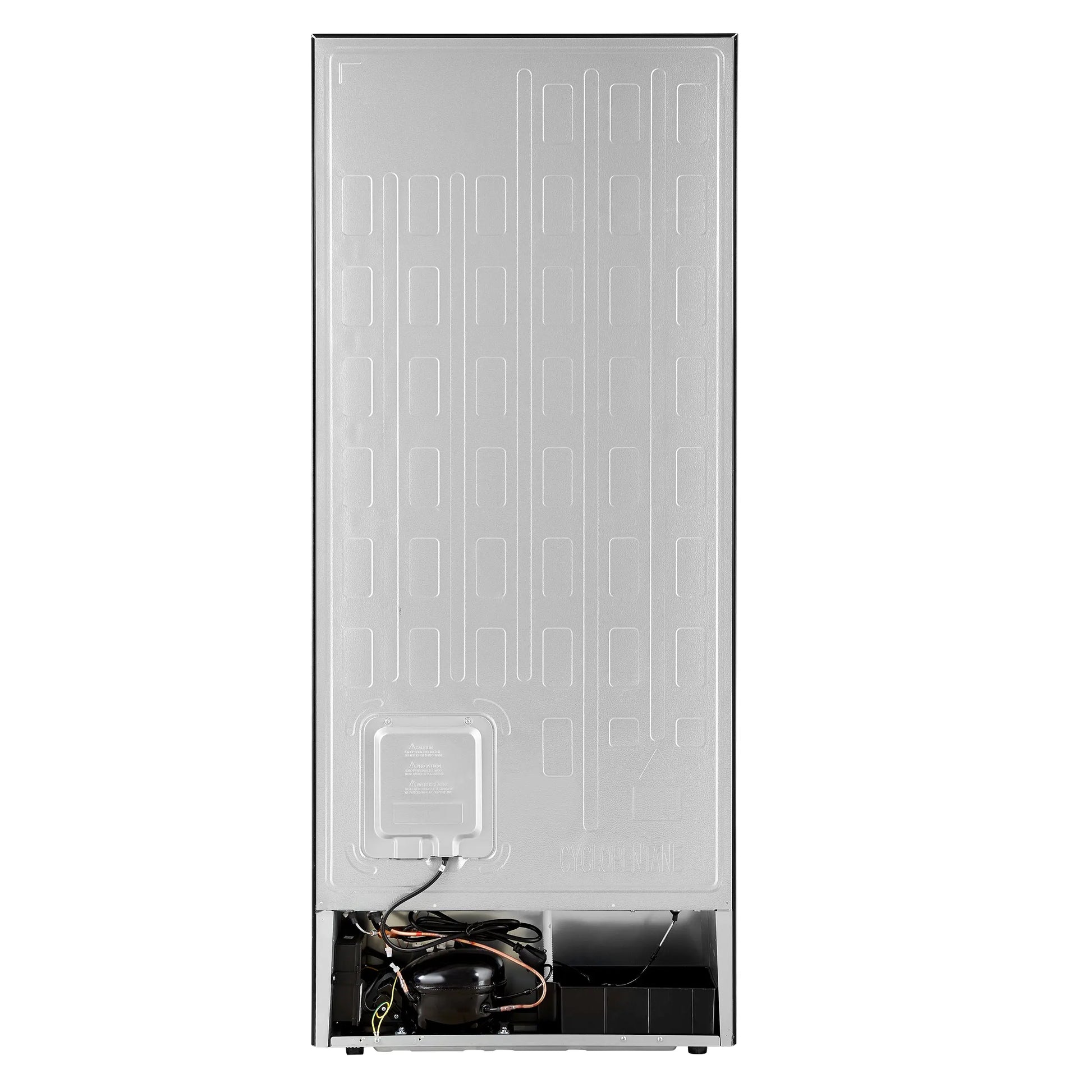 Forno Maderno 28-Inch Convertible Freezer/Refrigerator in Black with Antique Brass Handle, 13.6 cu.ft. Right Swing FORNO