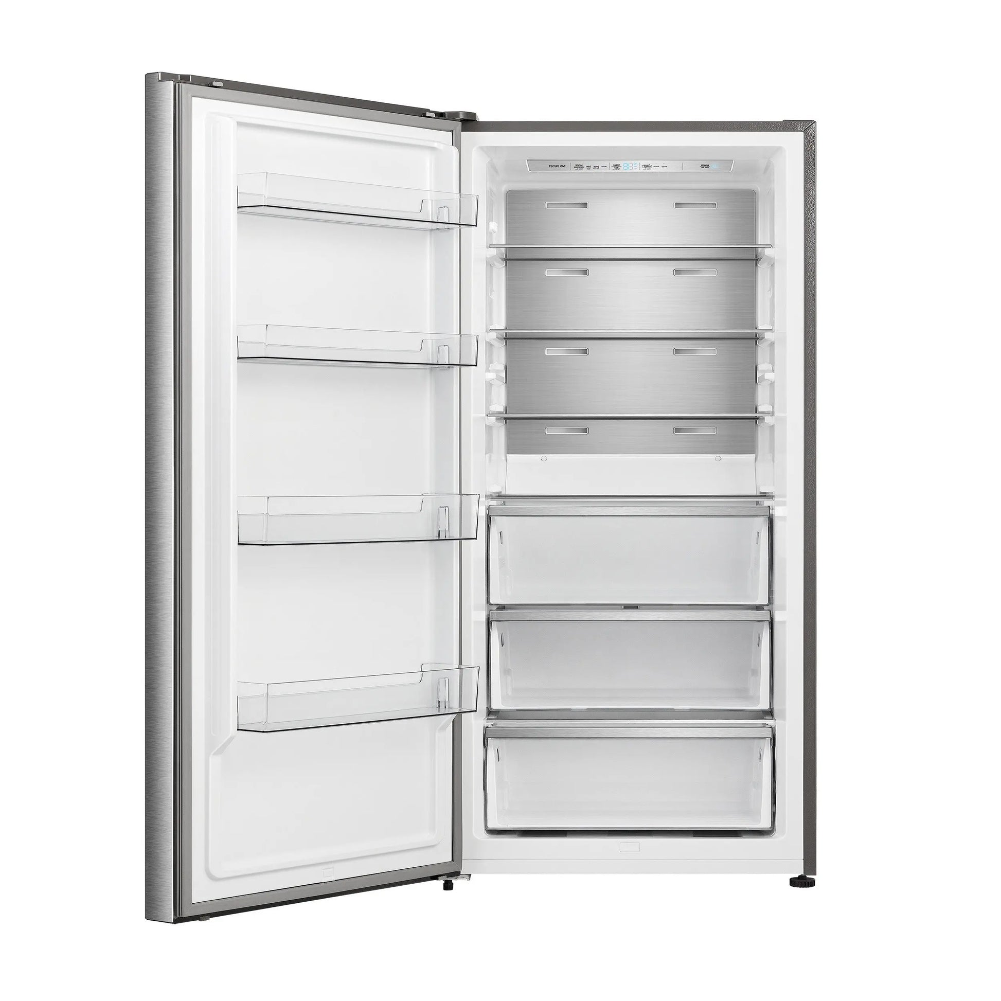 FORNO Maderno 28" Left Swing Convertible Freestanding Refrigerator/Freezer in Stainless Steel 13.6 cu.ft. FORNO
