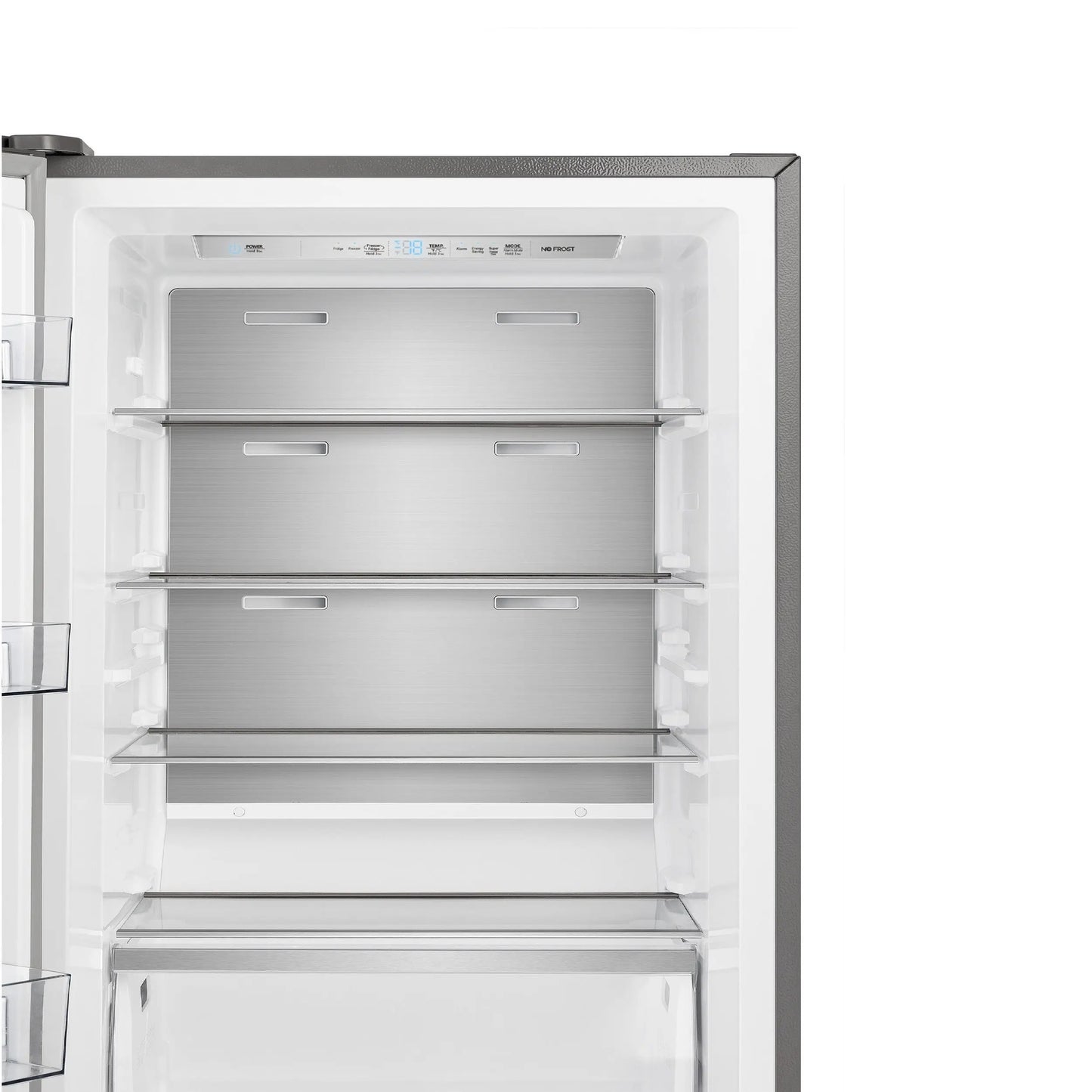 FORNO Maderno 28" Left Swing Convertible Freestanding Refrigerator/Freezer in Stainless Steel 13.6 cu.ft. FORNO