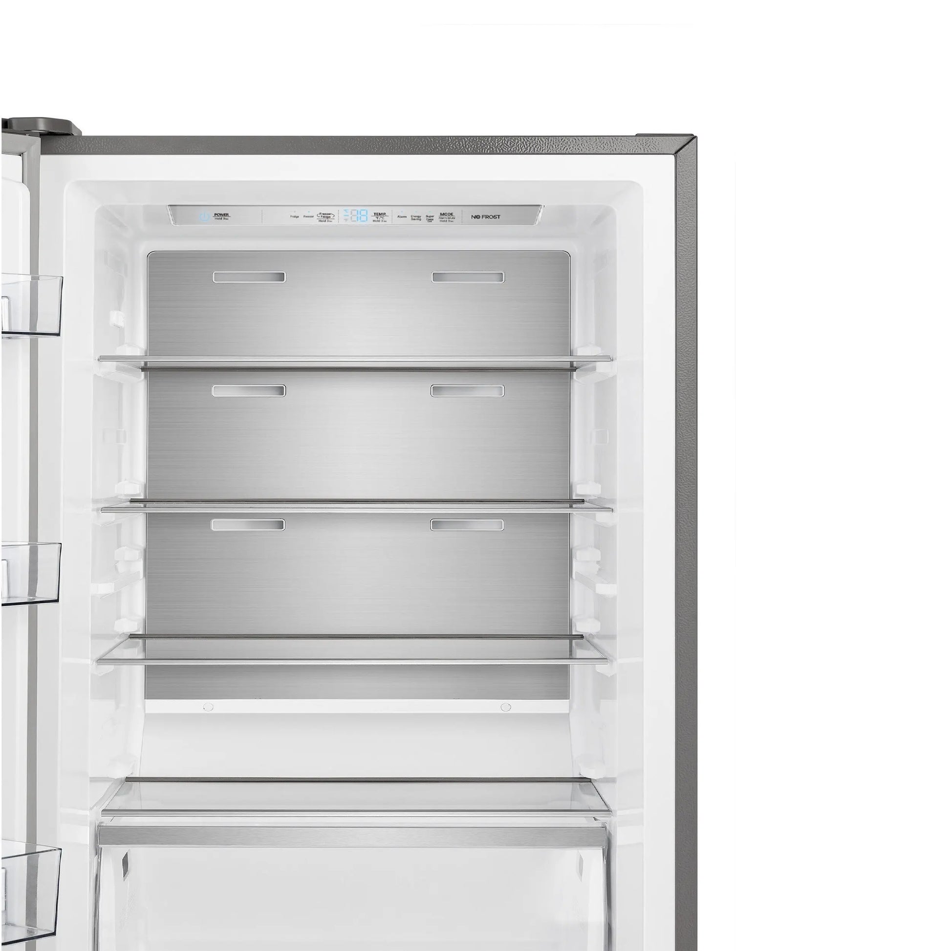 FORNO Maderno 28" Left Swing Convertible Freestanding Refrigerator/Freezer in Stainless Steel 13.6 cu.ft. FORNO