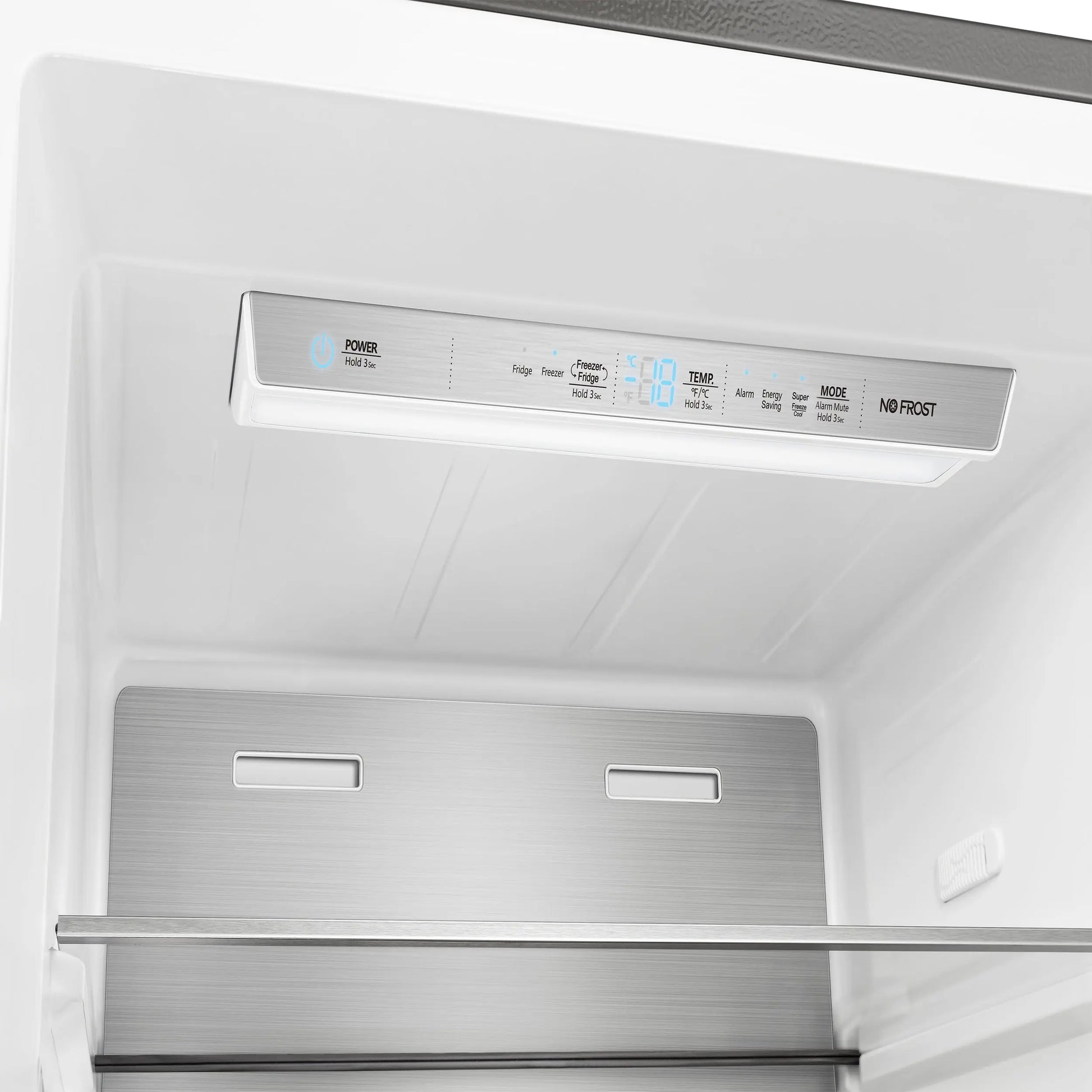 FORNO Maderno 28" Left Swing Convertible Freestanding Refrigerator/Freezer in Stainless Steel 13.6 cu.ft. FORNO