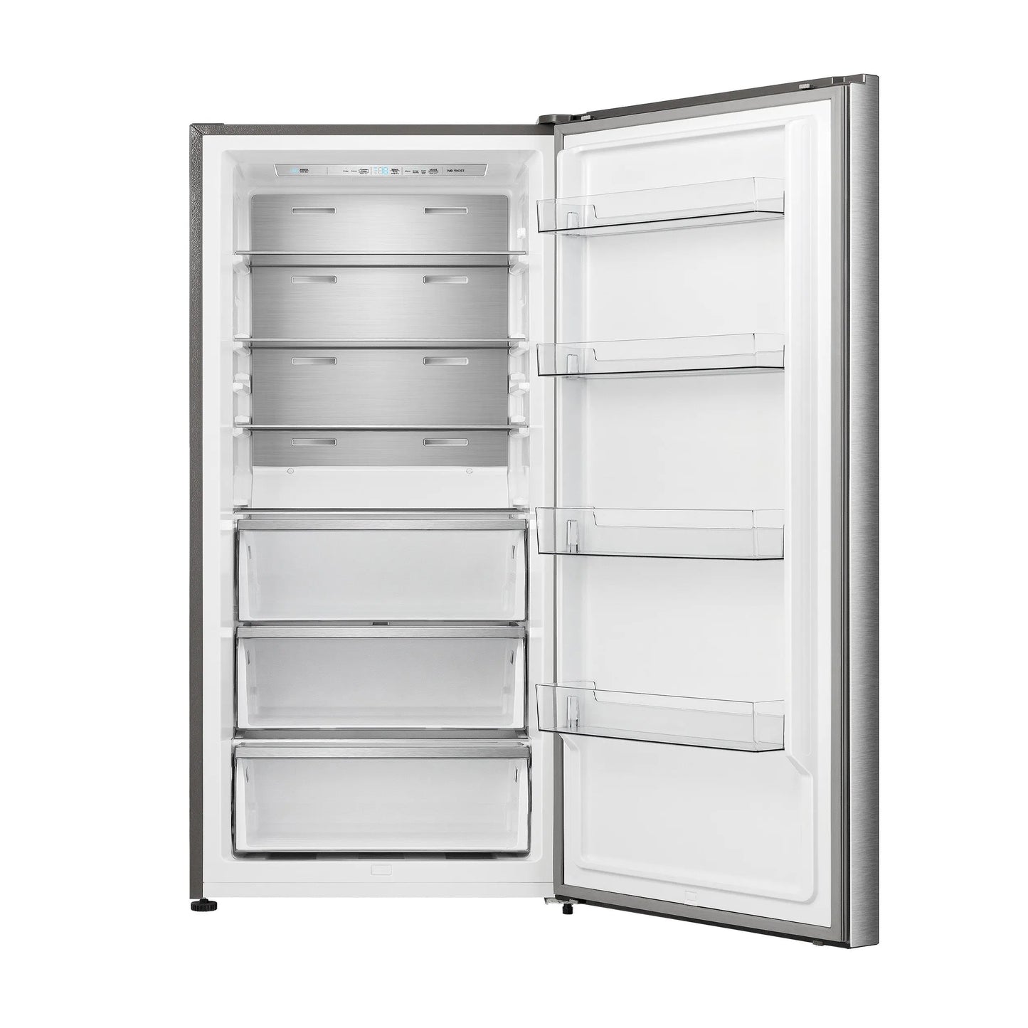 FORNO Maderno 28" Right Swing Convertible Freestanding Refrigerator/Freezer in Stainless Steel 13.6 cu.ft. FORNO
