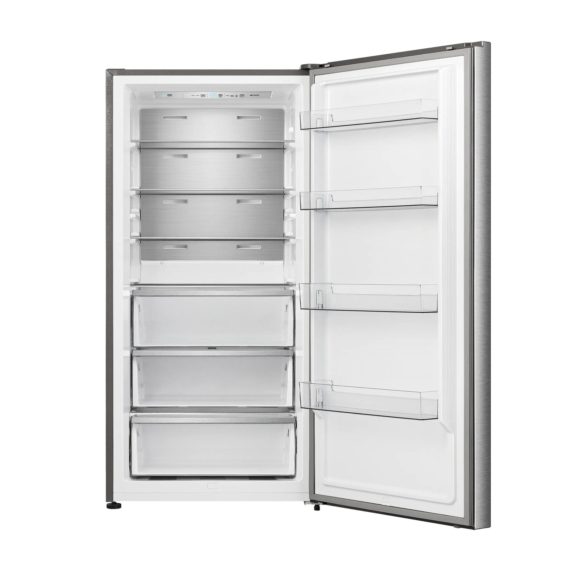 FORNO Maderno 28" Right Swing Convertible Freestanding Refrigerator/Freezer in Stainless Steel 13.6 cu.ft. FORNO