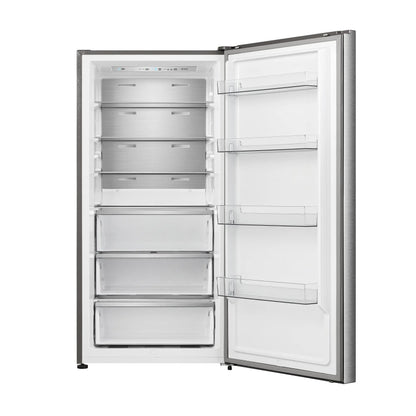 FORNO Maderno 28" Right Swing Convertible Freestanding Refrigerator/Freezer in Stainless Steel 13.6 cu.ft. FORNO