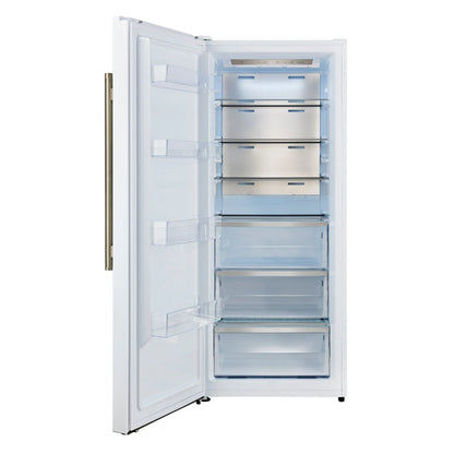 Forno Maderno 28-Inch Built-In Convertible Refrigerator, 13.6 cu.ft, Left Swing, Decorative Grill, ENERGY STAR Certified FORNO