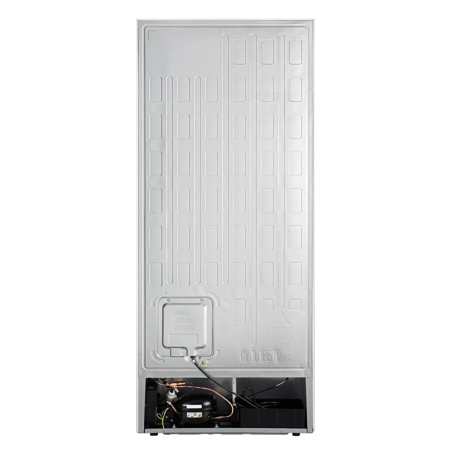 Forno Maderno 28-Inch Convertible Freezer/Refrigerator in White with Antique Brass Handle, 13.6 cu.ft. Right Swing FORNO