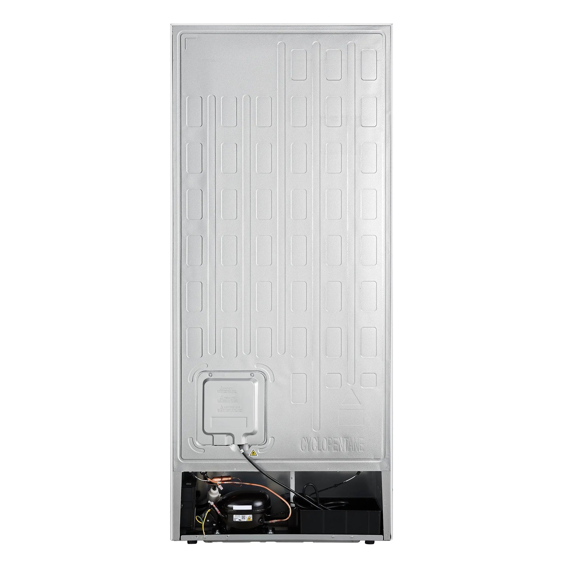 Forno Maderno 28-Inch Convertible Freezer/Refrigerator in White with Antique Brass Handle, 13.6 cu.ft. Right Swing FORNO