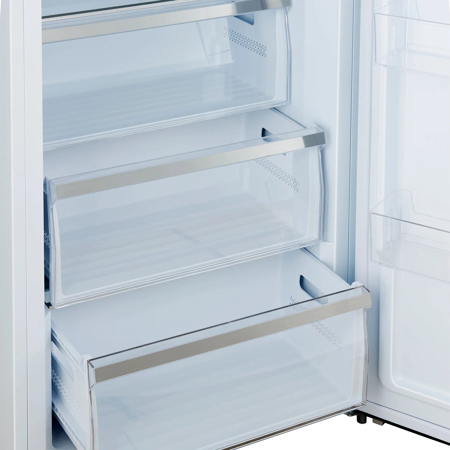 Forno Maderno 28-Inch Convertible Freezer/Refrigerator in White with Antique Brass Handle, 13.6 cu.ft. Right Swing FORNO