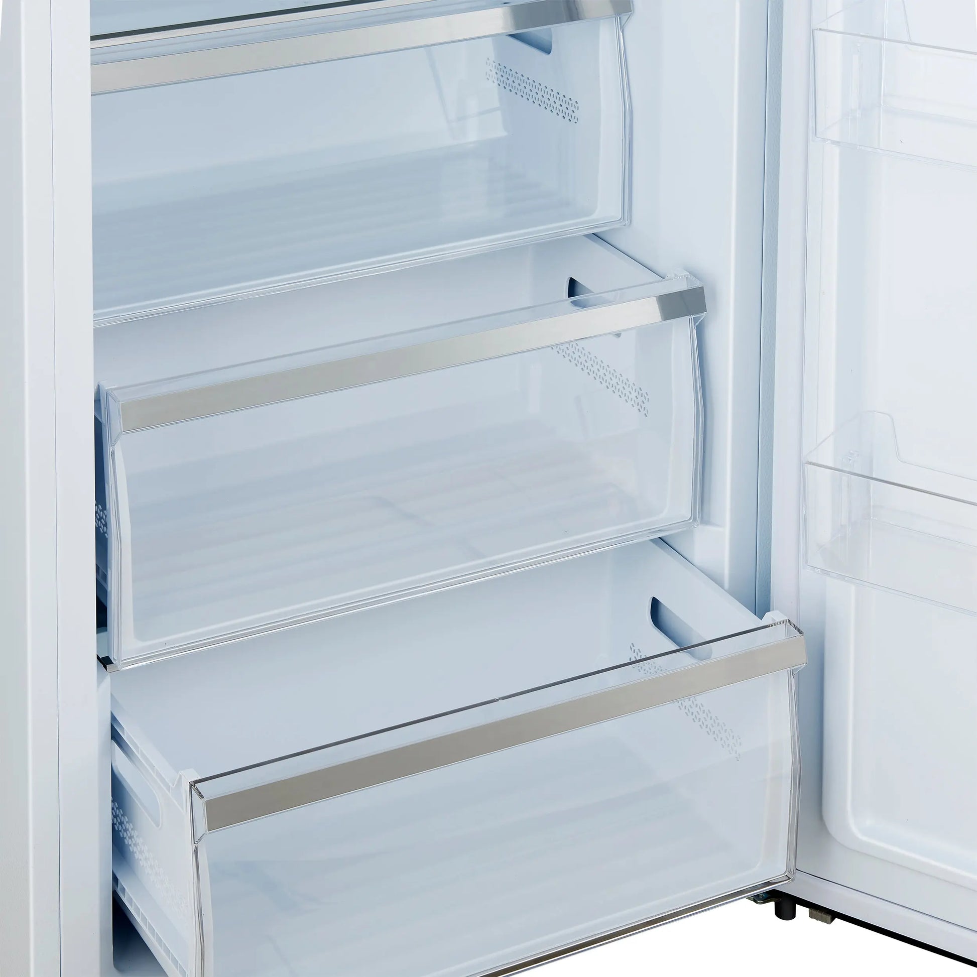 Forno Maderno 28-Inch Convertible Freezer/Refrigerator in White with Antique Brass Handle, 13.6 cu.ft. Right Swing FORNO