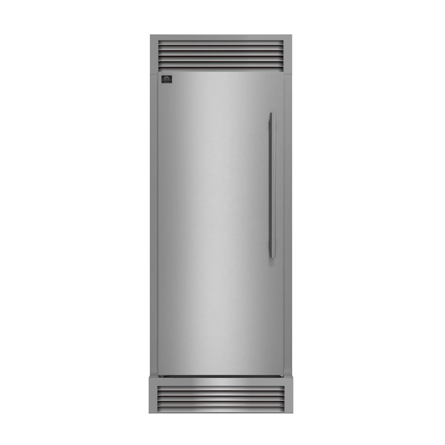 Forno Maderno 28" Built-In Convertible Refrigerator, 13.6 cu.ft. Left Swing with Decorative Grill - 32" Wide FORNO