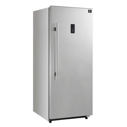 Forno Fortezza 28 Inch Right-Swing Convertible Refrigerator/Freezer, Stainless Steel, Total No Frost FORNO