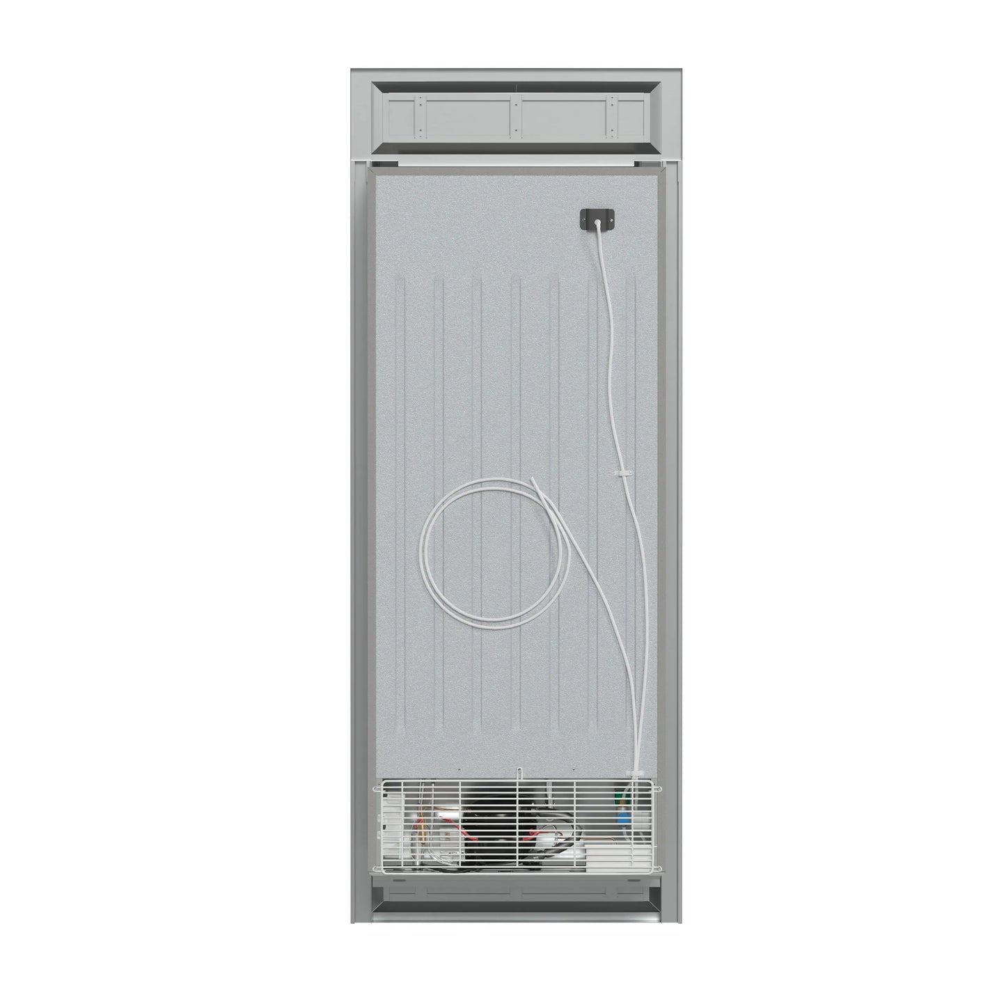 Forno Fortezza 32 Inch Left-Swing Freezer with Trim Kit, Stainless Steel, with Automatic Ice Maker FORNO