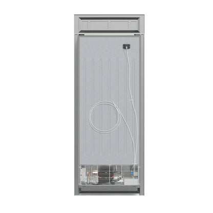 Forno Fortezza 32 Inch Left-Swing Freezer with Trim Kit, Stainless Steel, with Automatic Ice Maker FORNO