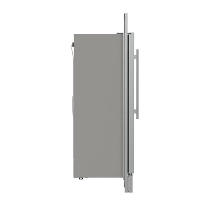 Forno Fortezza 32 Inch Left-Swing Freezer with Trim Kit, Stainless Steel, with Automatic Ice Maker FORNO