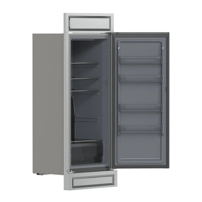 Forno Fortezza 32 Inch Right-Swing Convertible Refrigerator/Freezer with Trim Kit, Stainless Steel, Total No Frost FORNO