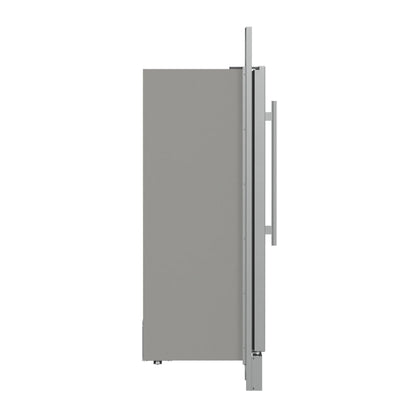 Forno Fortezza 32 Inch Right-Swing Convertible Refrigerator/Freezer with Trim Kit, Stainless Steel, Total No Frost FORNO