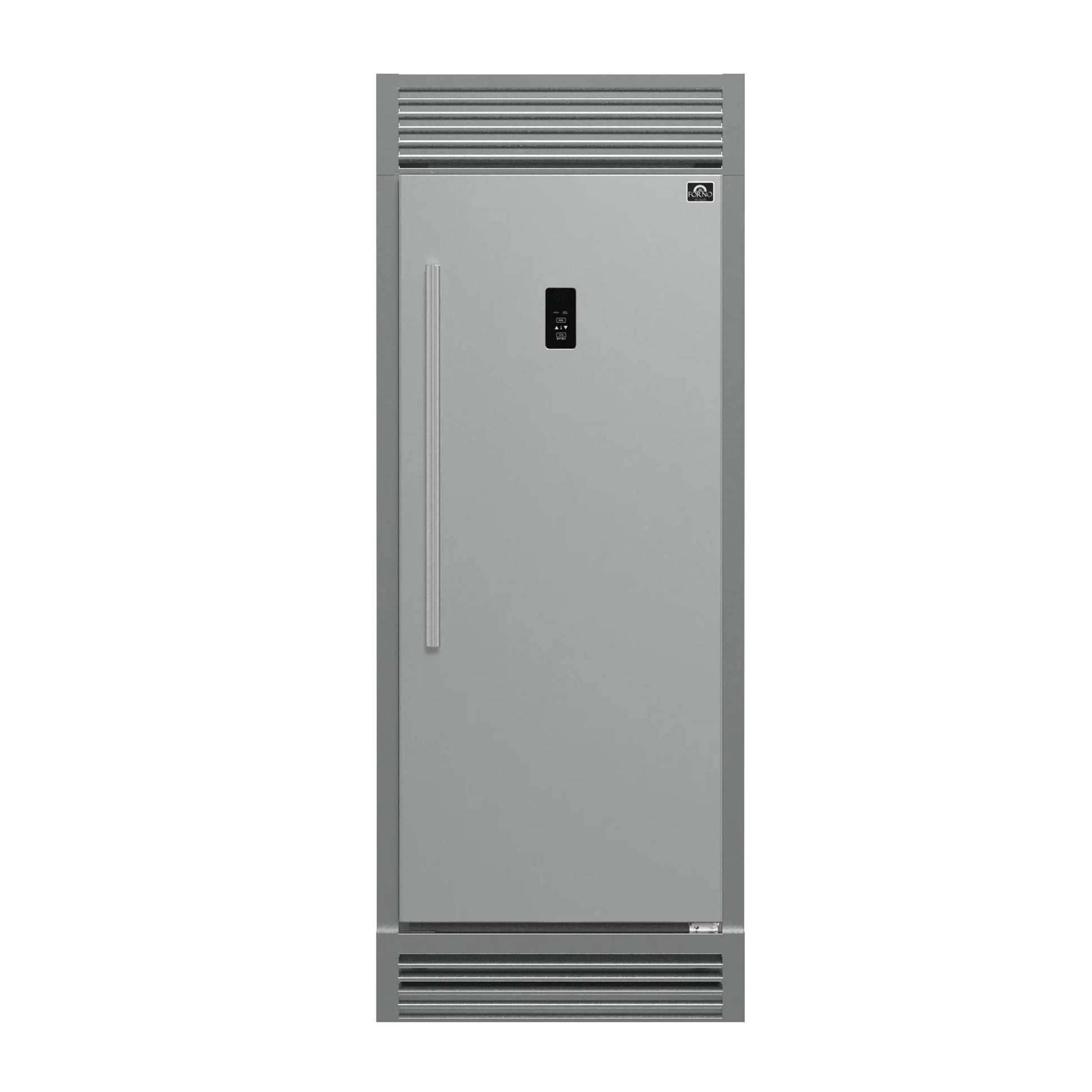 Forno Fortezza 32 Inch Right-Swing Convertible Refrigerator/Freezer with Trim Grill, Stainless Steel, Total No Frost FORNO