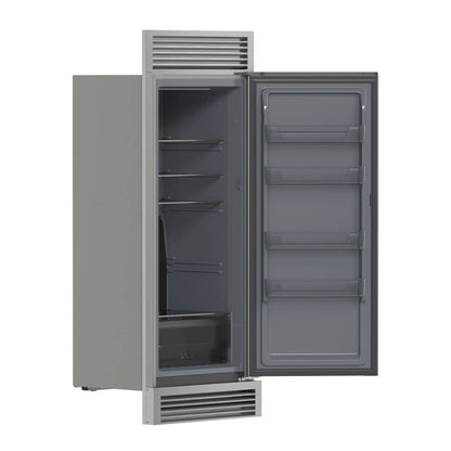 Forno Fortezza 32 Inch Right-Swing Convertible Refrigerator/Freezer with Trim Grill, Stainless Steel, Total No Frost FORNO
